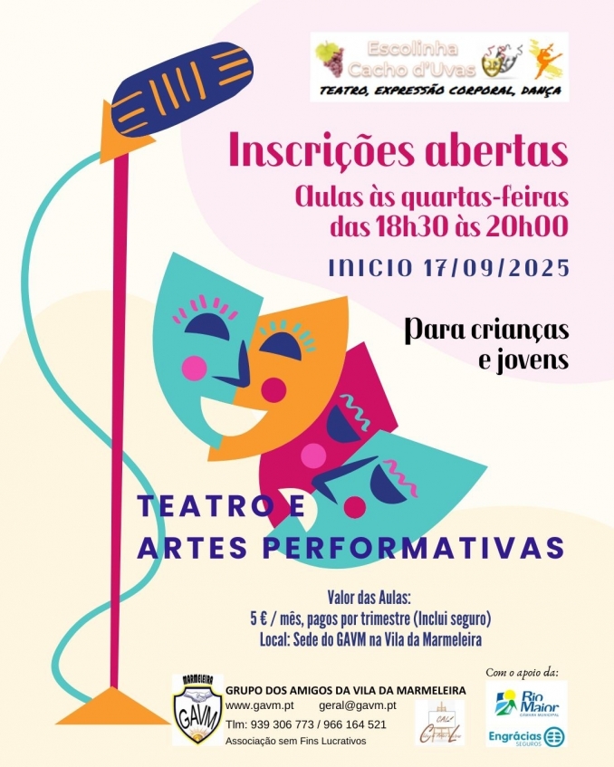 Escola de Teatro Cacho d'Uvas - Grupo dos Amigos da Vila da Marmeleira