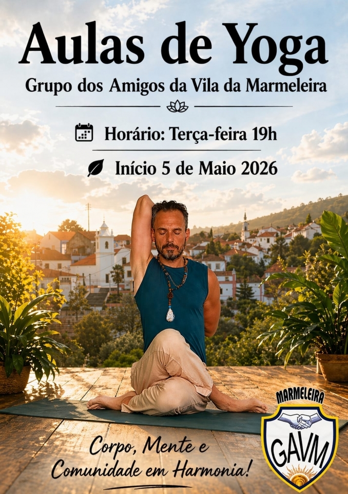 Aulas de Yoga - Grupo dos Amigos da Vila da Marmeleira