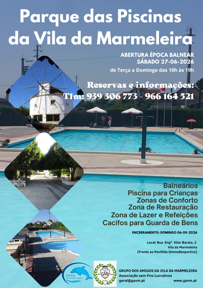 Parque das Piscinas da Vila da Marmeleira -  Grupo dos Amigos da Vila da Marmeleira